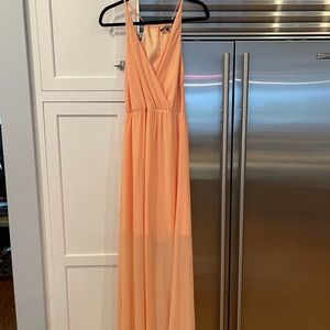 Gianni Bini Apricot Orange Dress Size Small